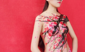 人体彩绘模特